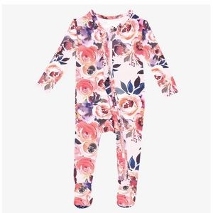 🎀 Brand New Posh Peanut Footie Sleeper Onesie Pyjama Ruffle Bum 🎀